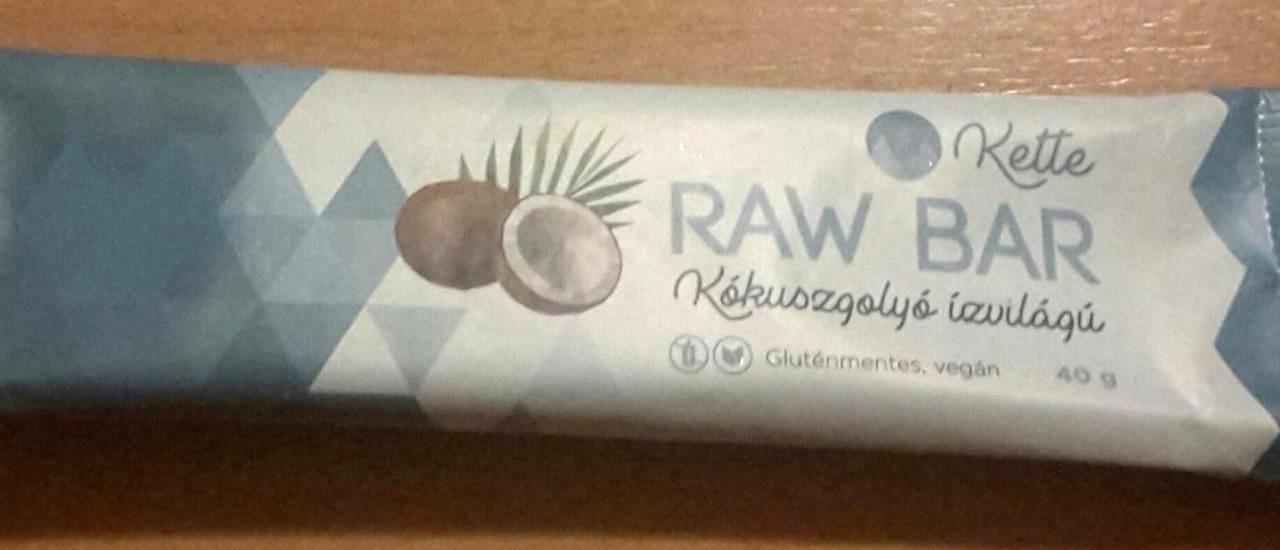 Képek - Raw bar kókuszgolyó ízvilágú Kette