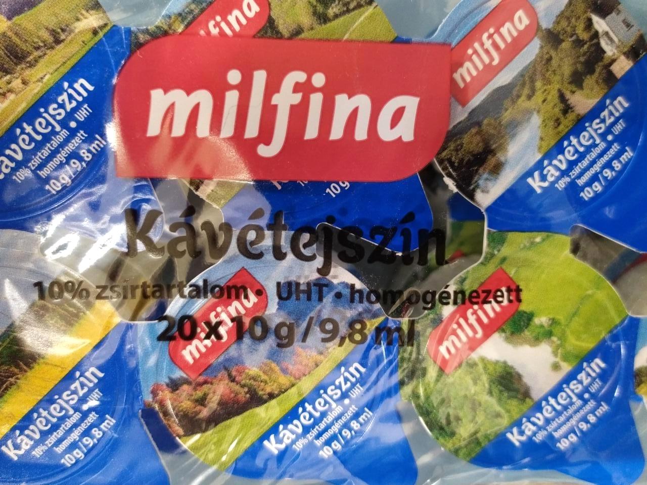 Képek - Kávétejszín 10 % zsírtartalom Milfina