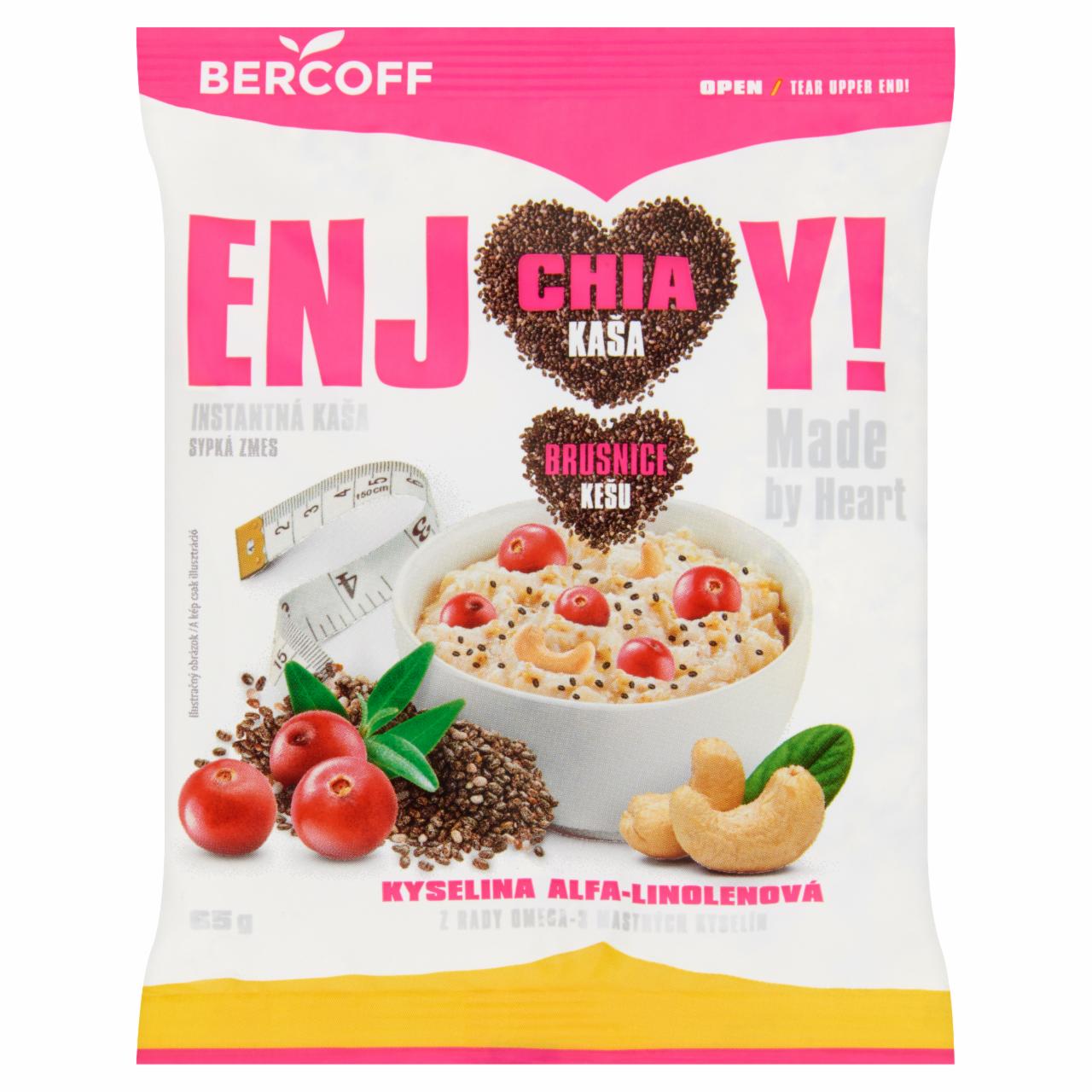 Képek - Bercoff instant chia mag kása vörösáfonyával és kesudióval 65 g