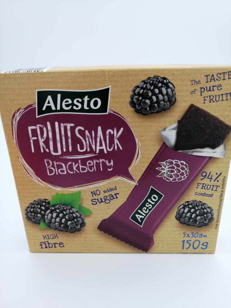 Képek - Alesto fruit snack blackberry