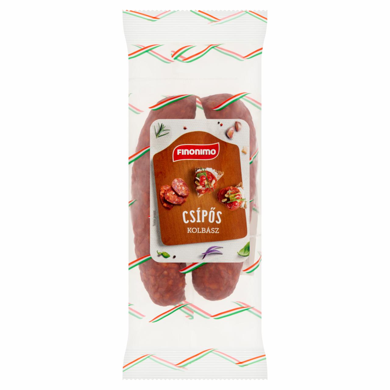 Képek - Finonimo csípős füstölt kolbász 200 g