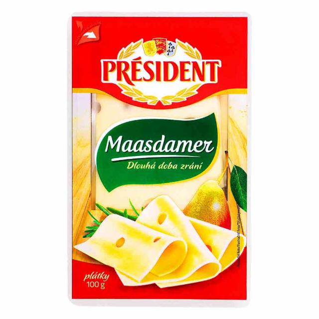 Képek - Président Maasdamer szeletelt sajt 100 g