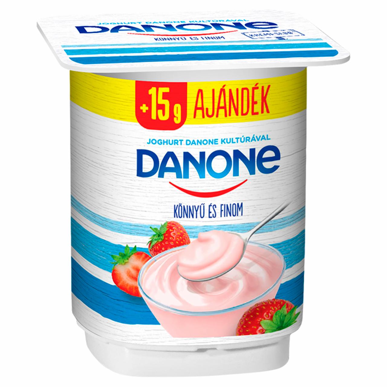 Képek - Danone eperízű, élőflórás, zsírszegény joghurt 140 g
