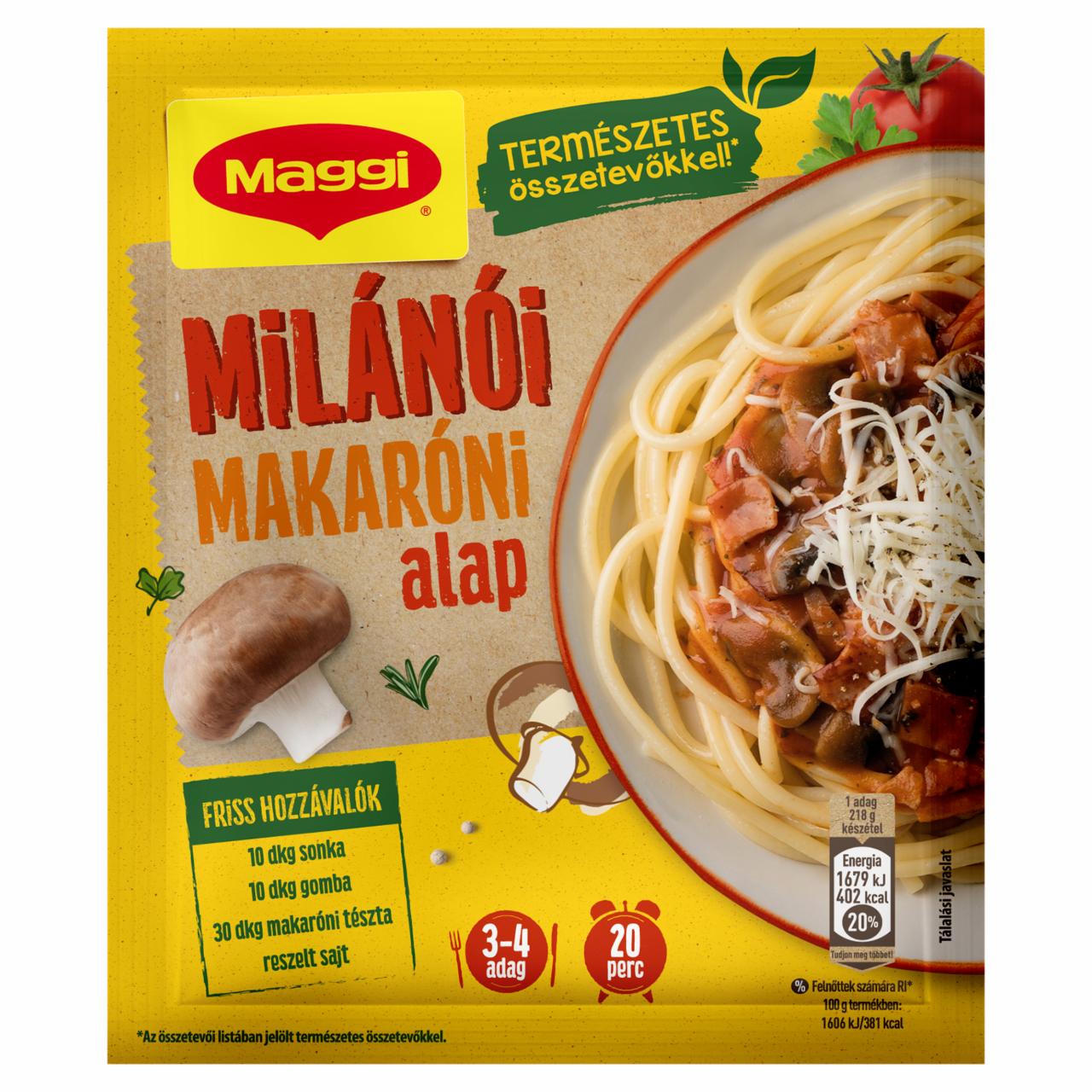 Képek - Maggi milánói makaróni alap 56 g
