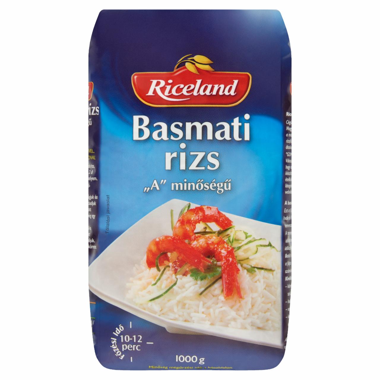 Képek - A minőségű Basmati rizs Riceland