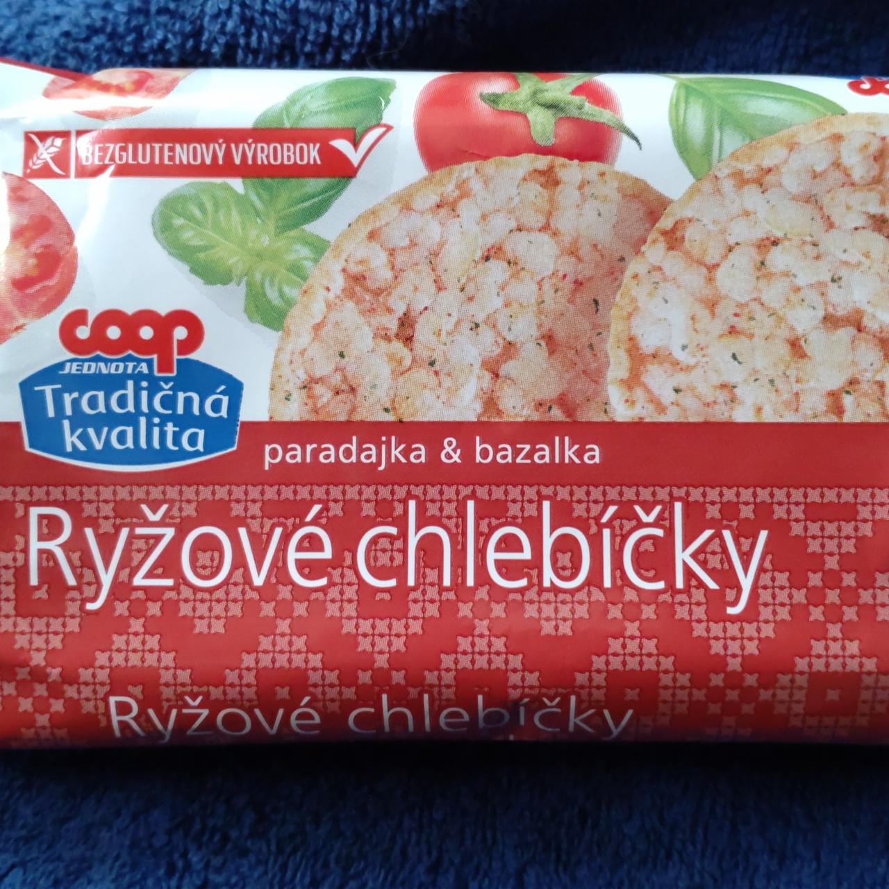 Képek - Ryžové chlebíčky paradajka & bazalka Coop Tradičná kvalita