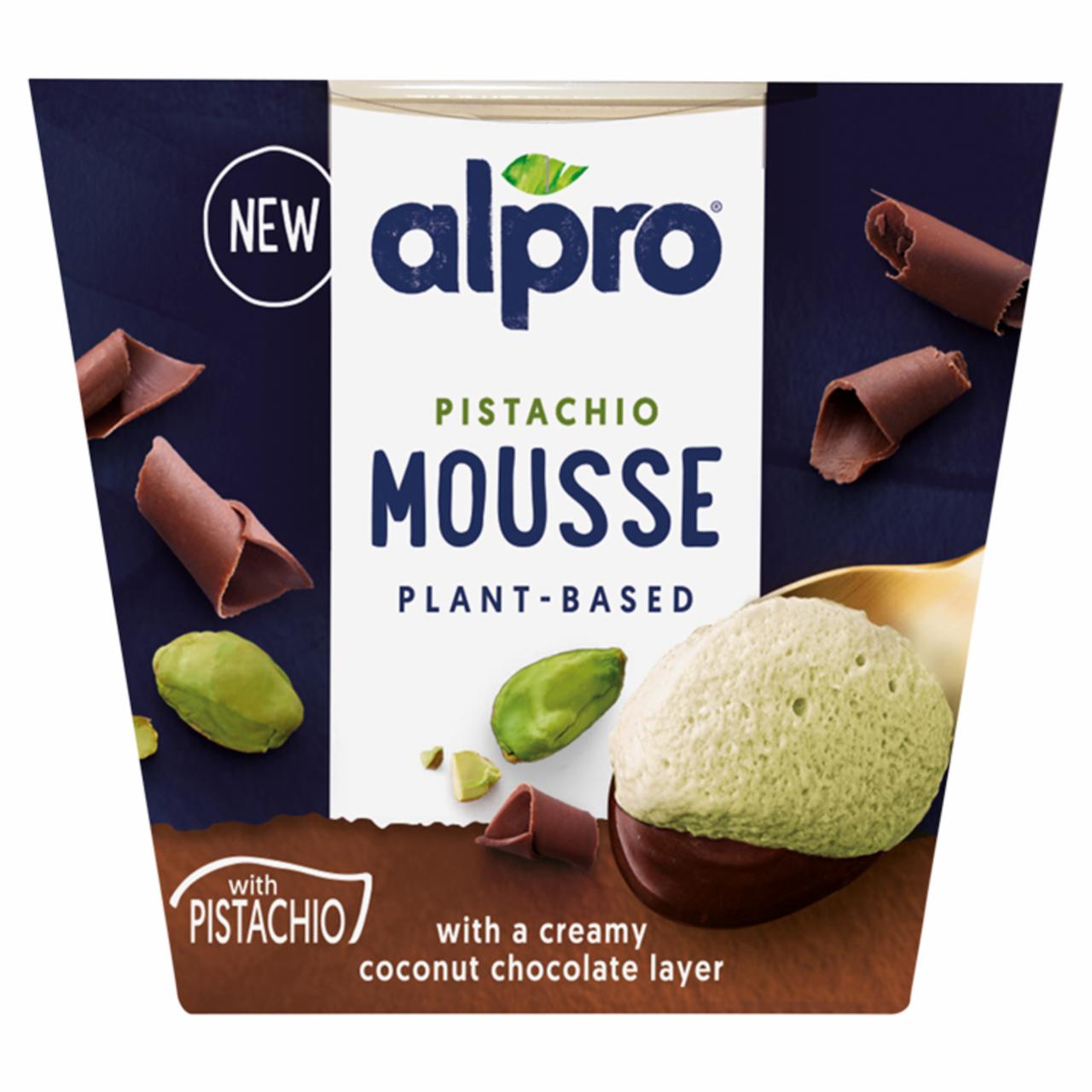 Képek - Alpro pisztáciás habdesszert kókuszos-csokoládés réteggel 70 g