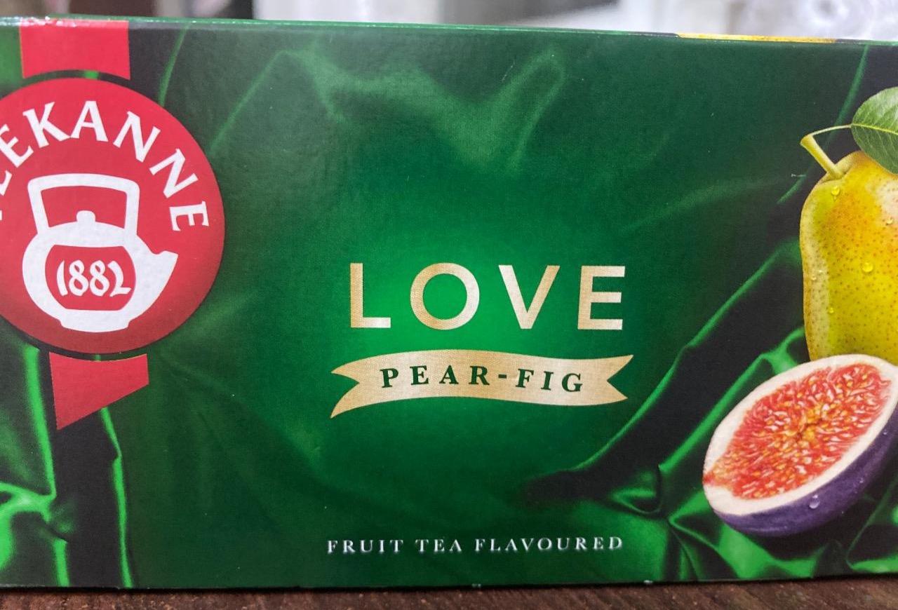 Képek - Love Pear - Fig körte és füge ízesítésű gyümölcstea Teekanne