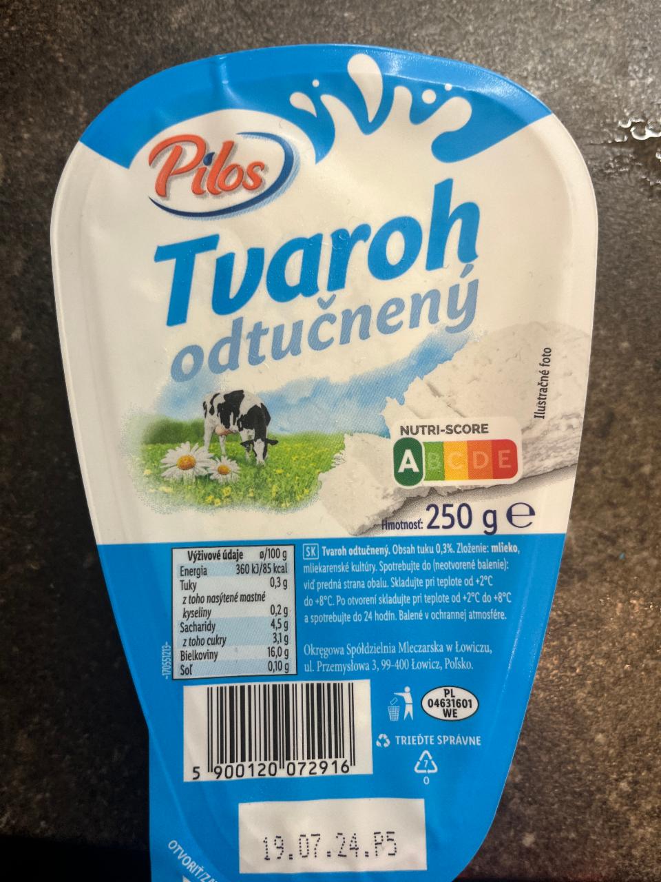 Képek - Tvaroh odtučnený Pilos