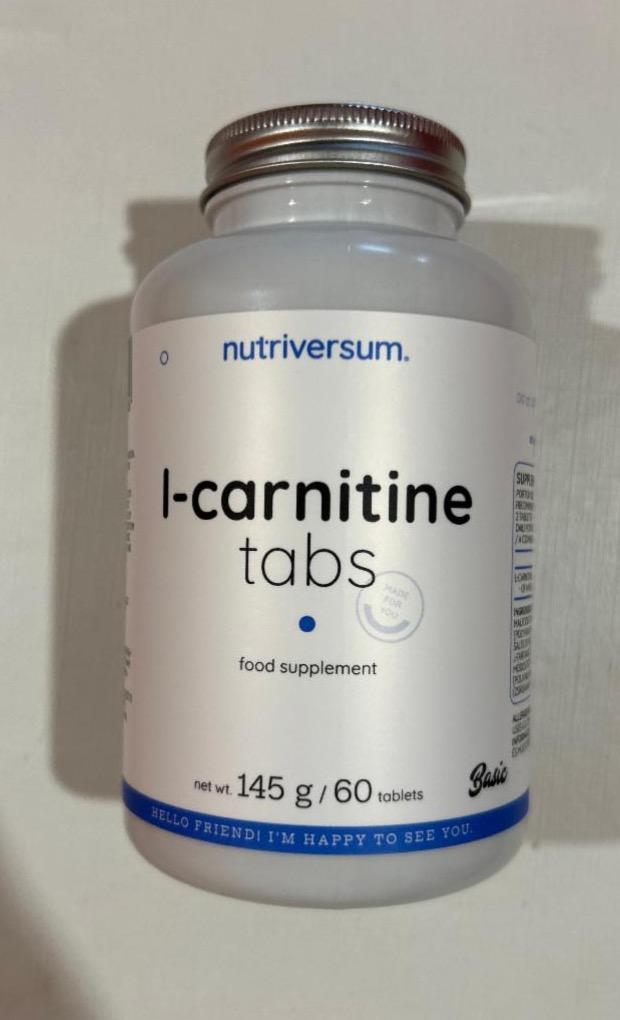 Képek - L-carnitine tabs Nutriversum