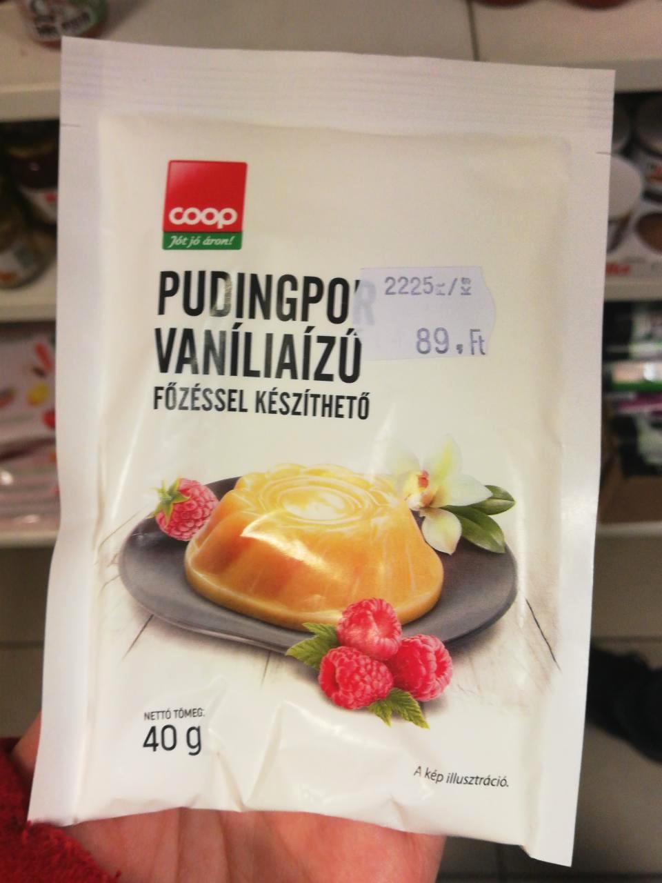 Képek - Vaníliaízű pudingpor Coop