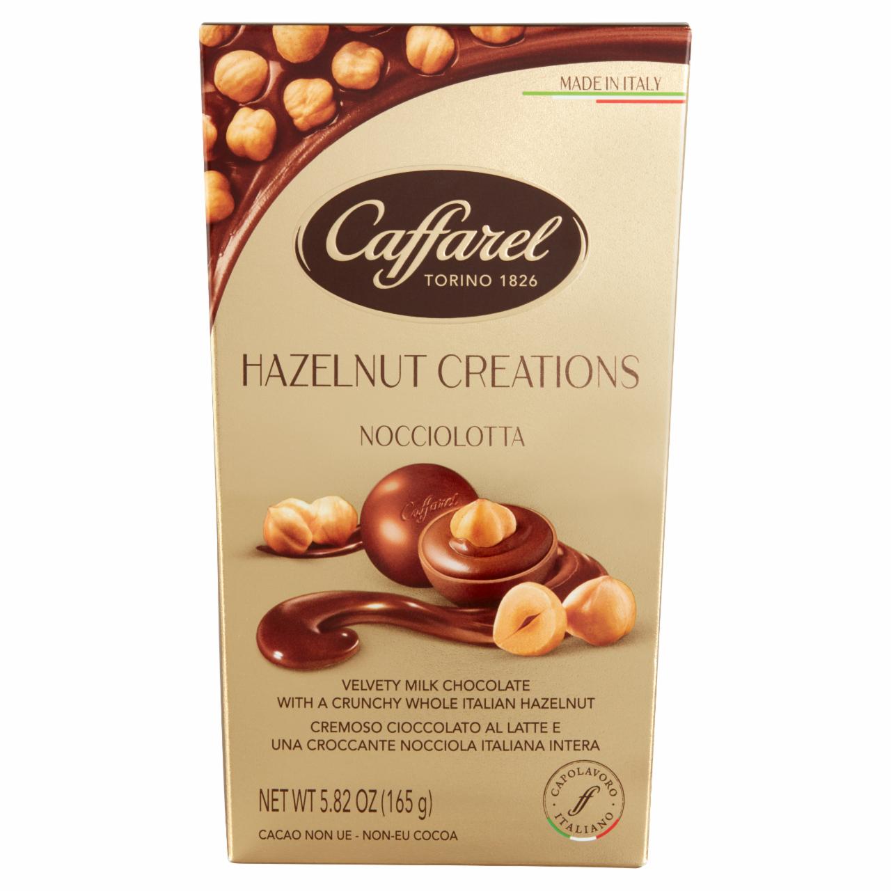 Képek - Caffarel Nocciolotta tejkrémmel töltött tejcsokoládé egész mogyoróval desszert 165 g