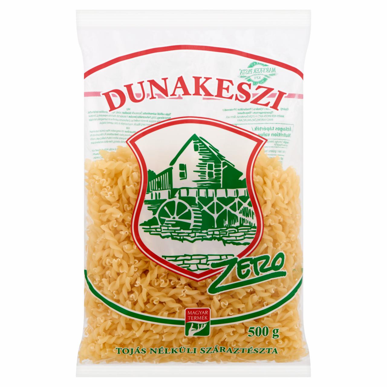 Képek - Dunakeszi Zero orsó tojás nélküli száraztészta 500 g