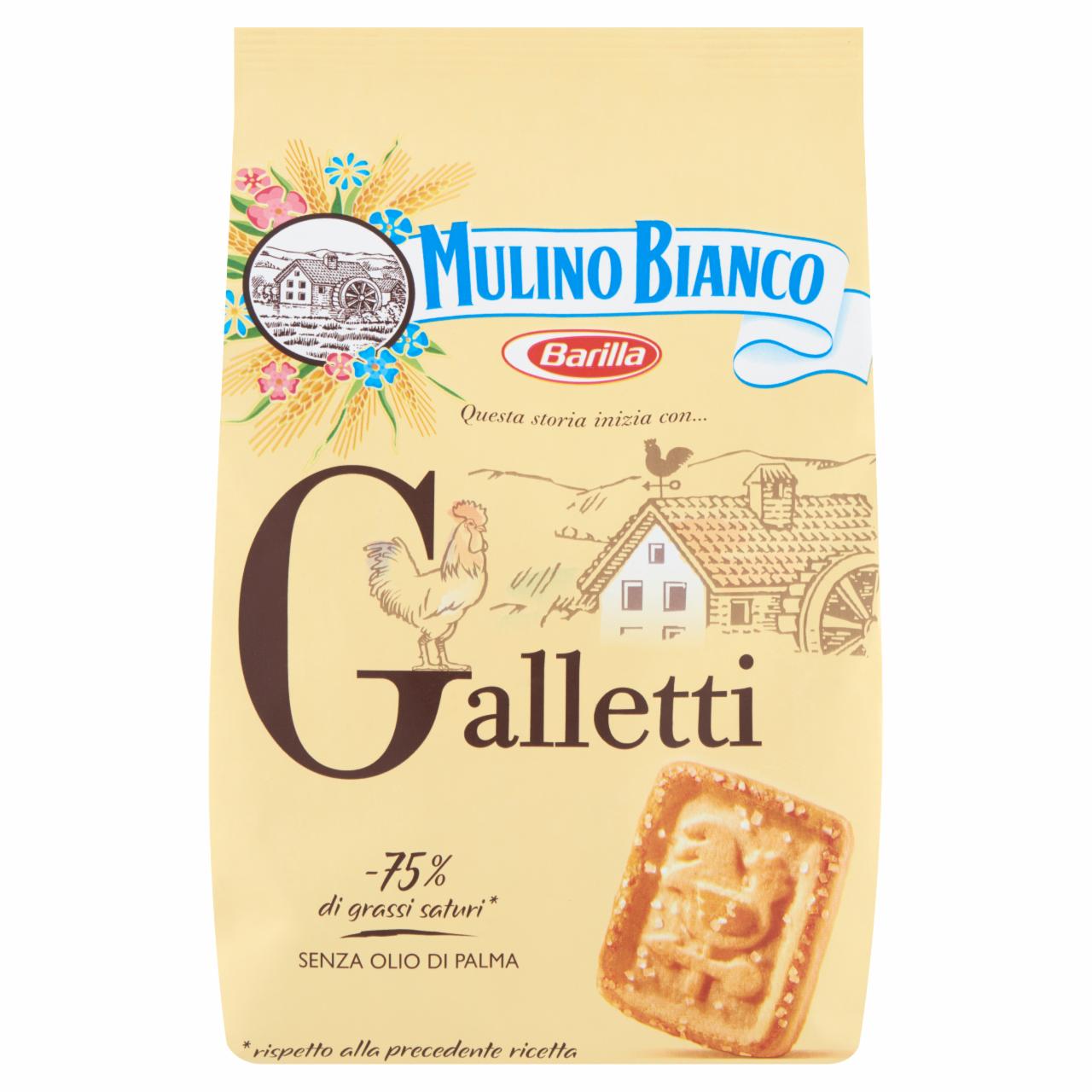 Képek - Mulino Bianco Galletti édes keksz cukorkristályokkal 400 g