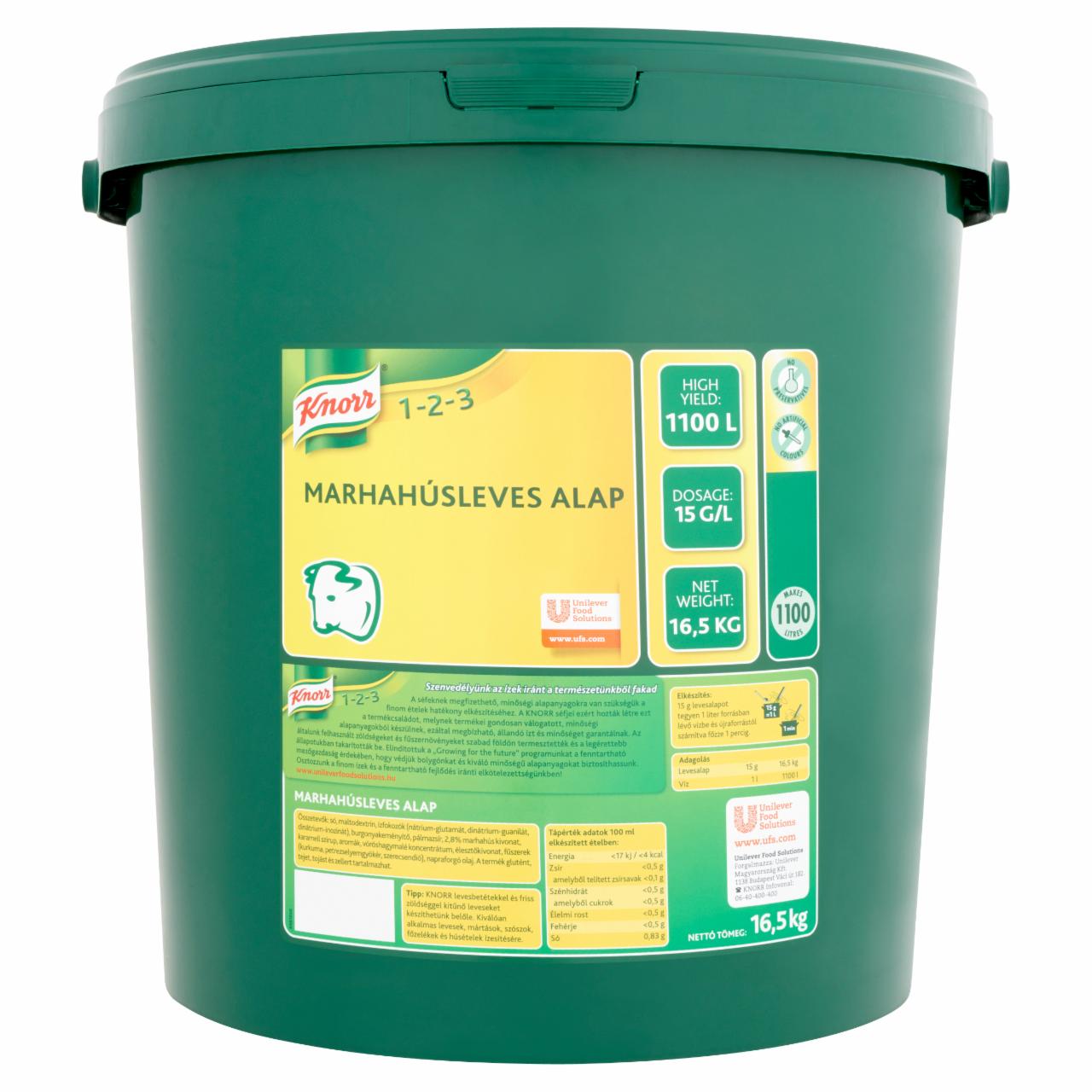 Képek - Knorr 1-2-3 marhahúsleves alap 16,5 kg