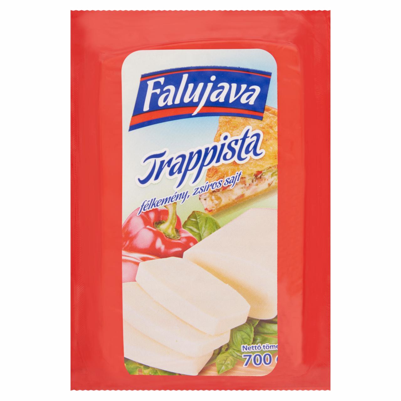 Képek - Falujava félkemény, zsíros trappista sajt 700 g