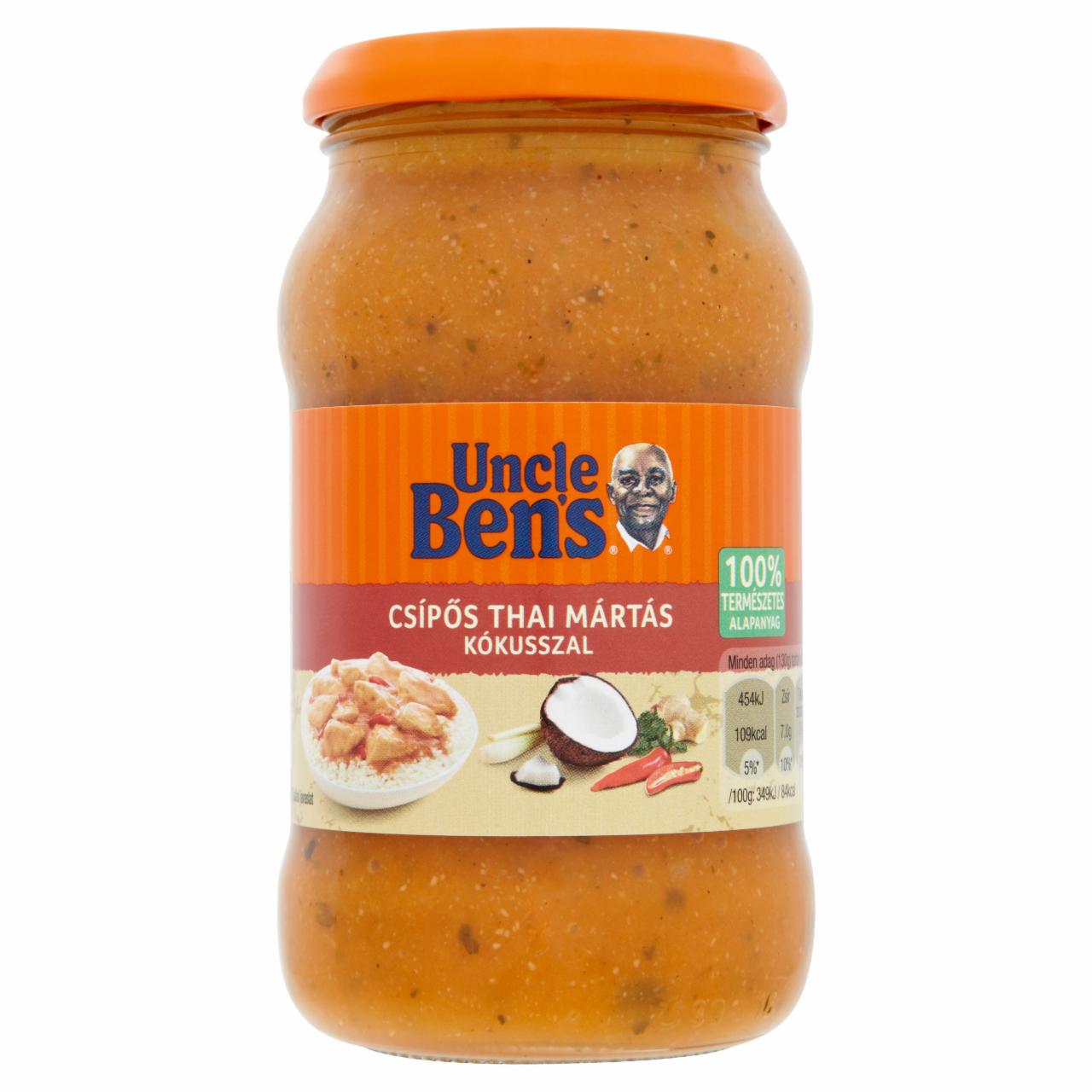 Képek - Uncle Ben's csípős thai mártás kókusszal 390 g