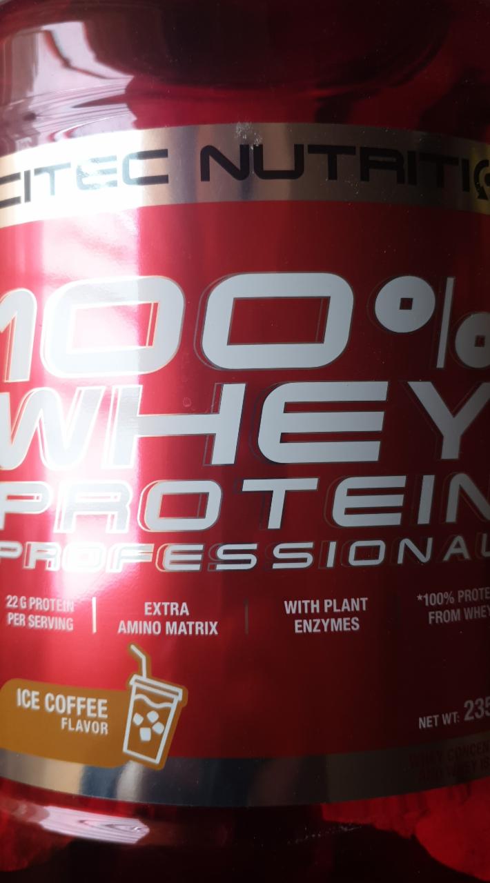 Képek - Whey protein professional ice coffee flavor Scitec Nutrition