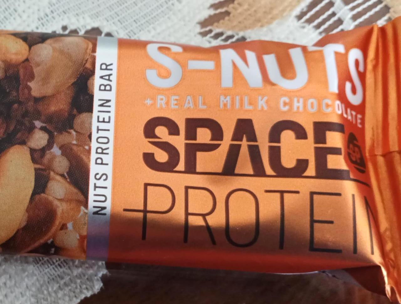 Képek - S-Nuts + real milk chocolate Space protein