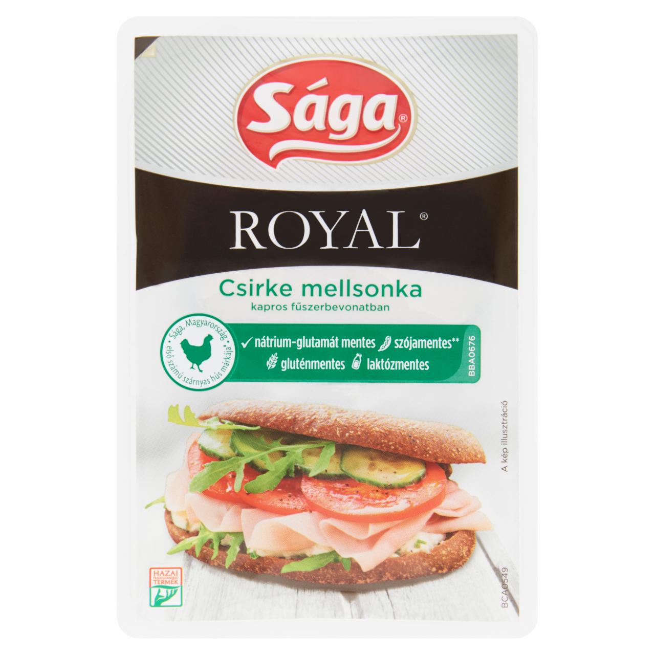 Képek - Sága Royal csirke mellsonka kapros fűszerbevonatban 80 g