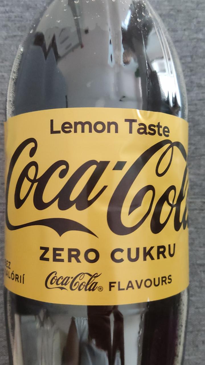 Képek - Coca-Cola Zero Lemon cola- és citromízű energiamentes szénsavas üdítőital édesítőszerekkel 1 l