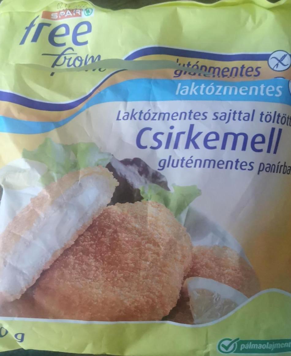 Képek - Laktózmentes sajttal töltött csirkemell gluténmentes panírban Spar Free from