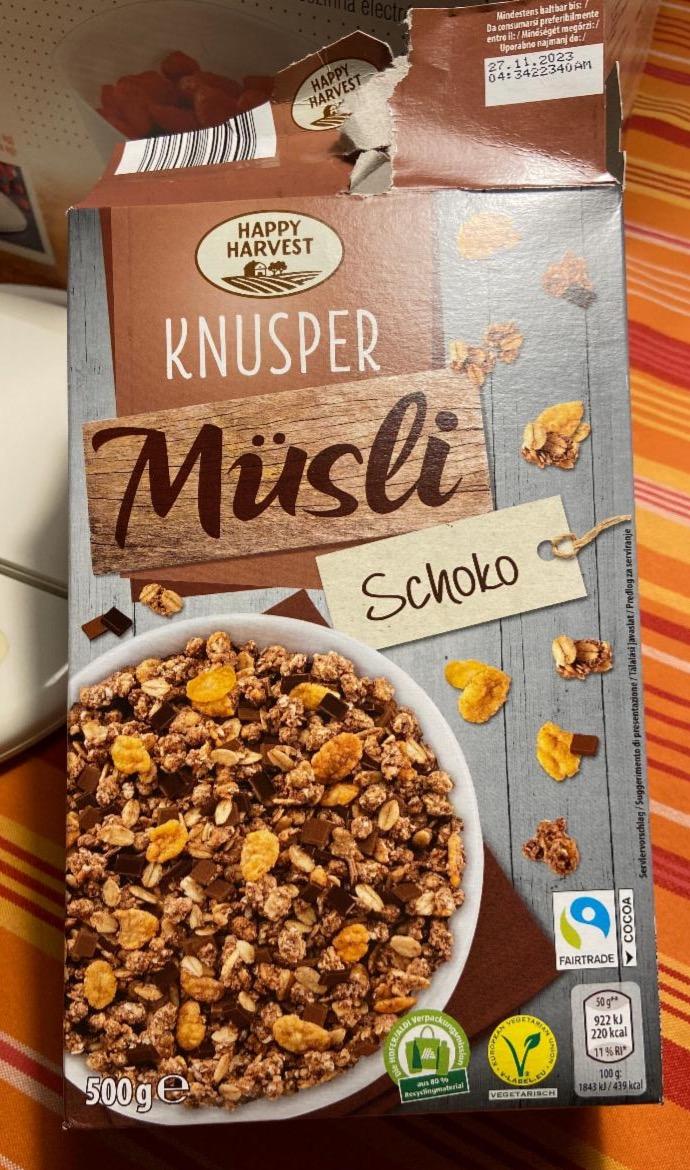 Képek - Knusper müsli Schoko Happy Harvest