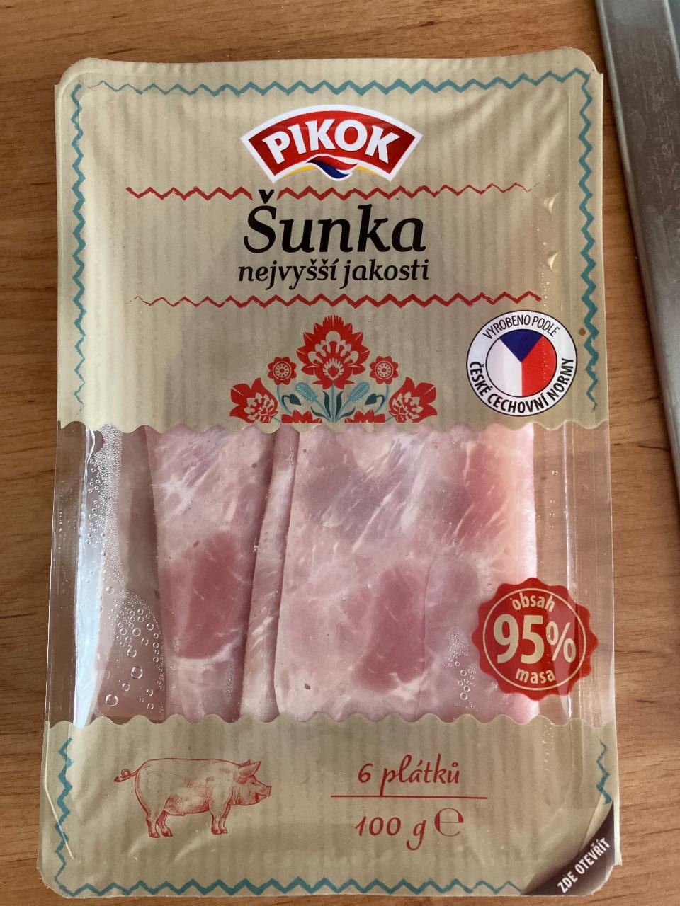 Képek - magas minőségű Pikok sonka 95% hústartalommal