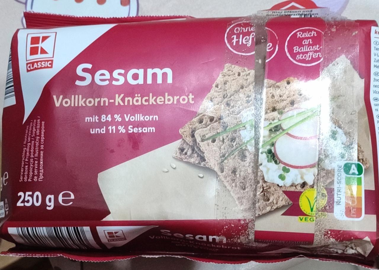 Képek - Sesam Vollkorn-Knäckebrot K-Classic