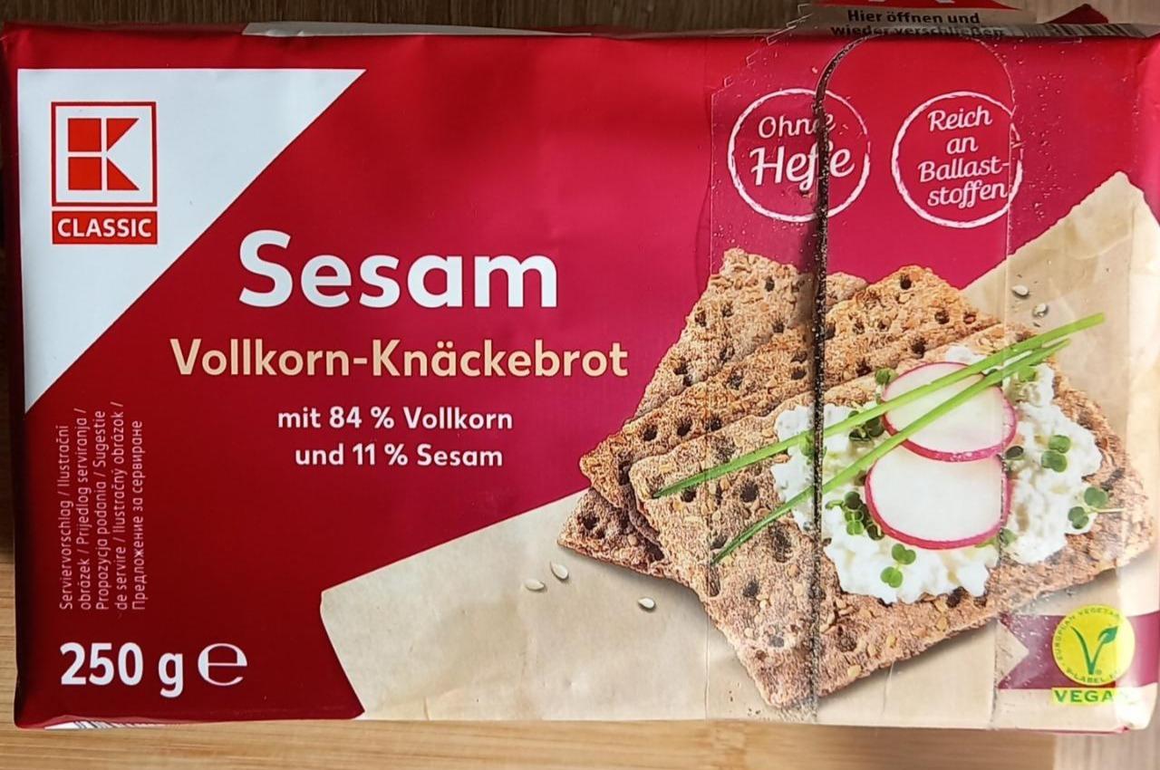 Képek - Sesam vollkorn-knäckebrot K-Classic