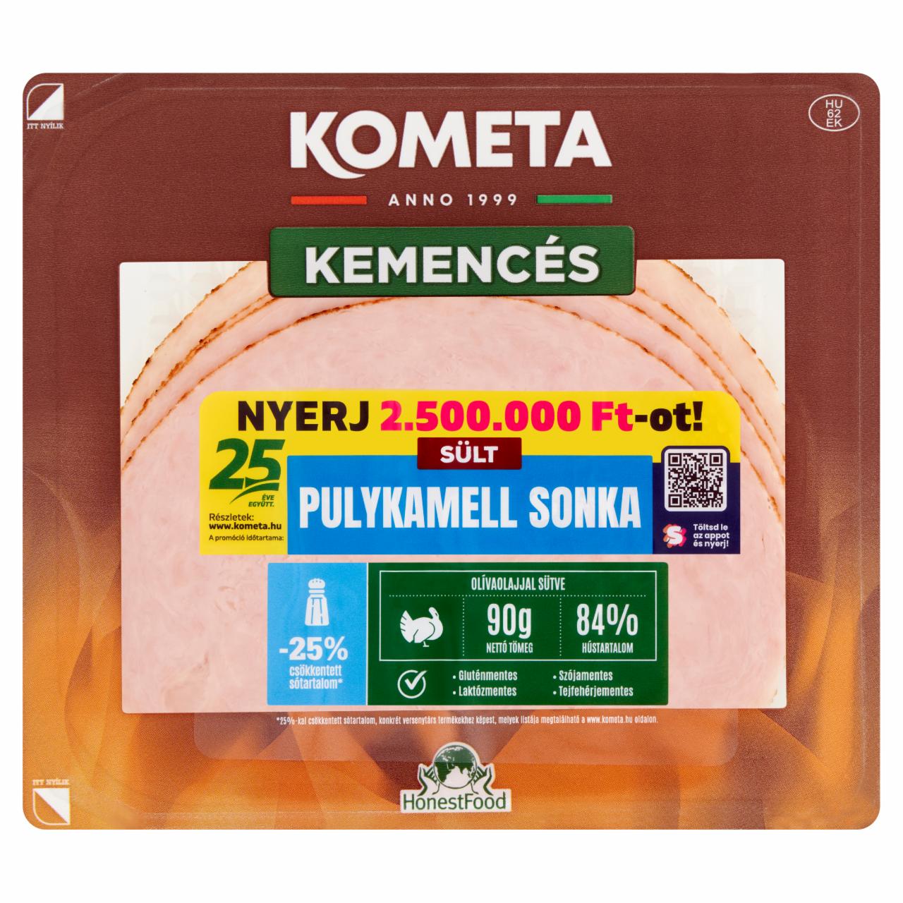 Képek - Kometa Kemencés sült, szeletelt pulykamell sonka 90 g