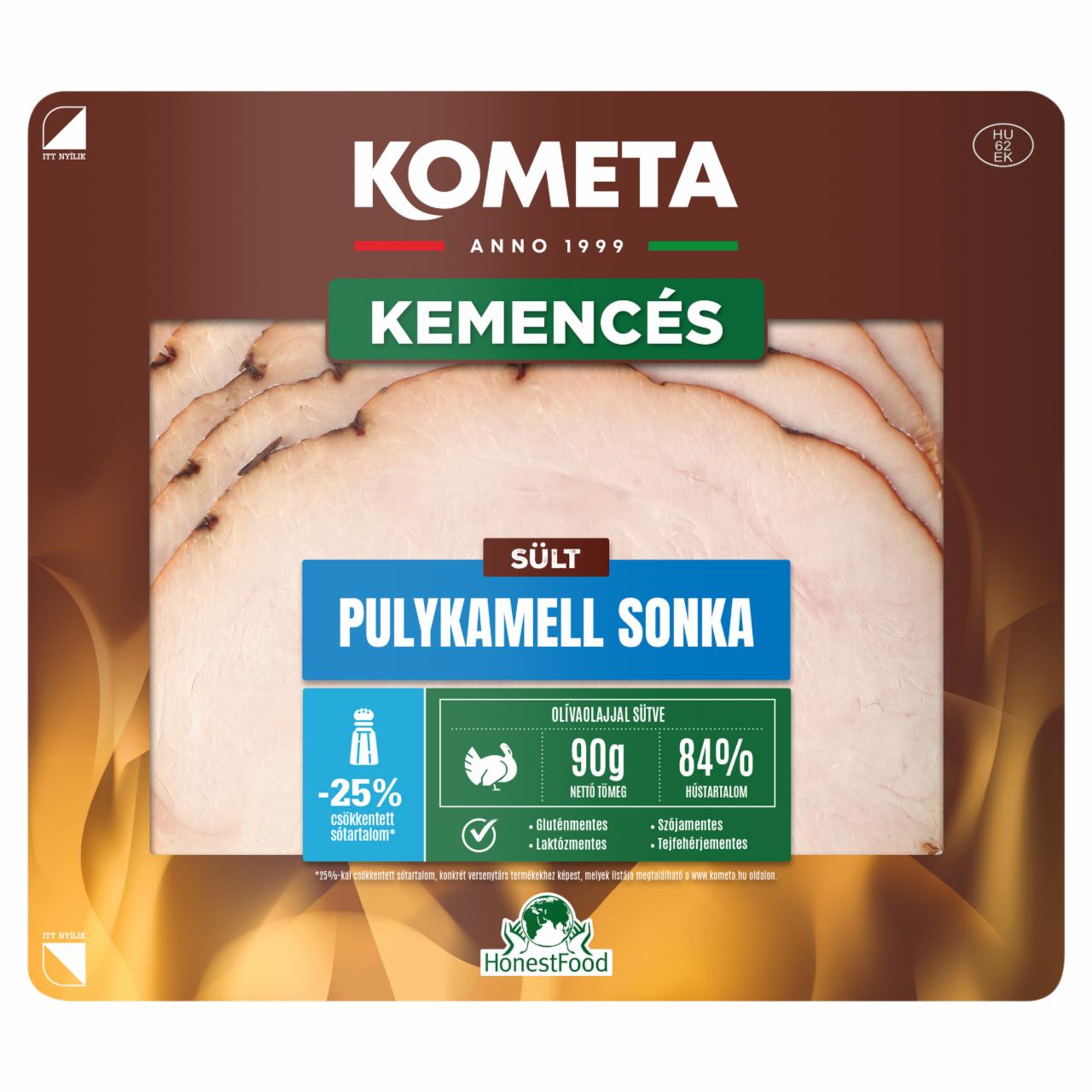 Képek - Kometa Kemencés sült, szeletelt pulykamell sonka 90 g