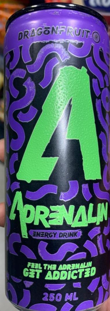 Képek - Adrenalin sárkánygyümölcs ízű szénsavas energiaital 250 ml