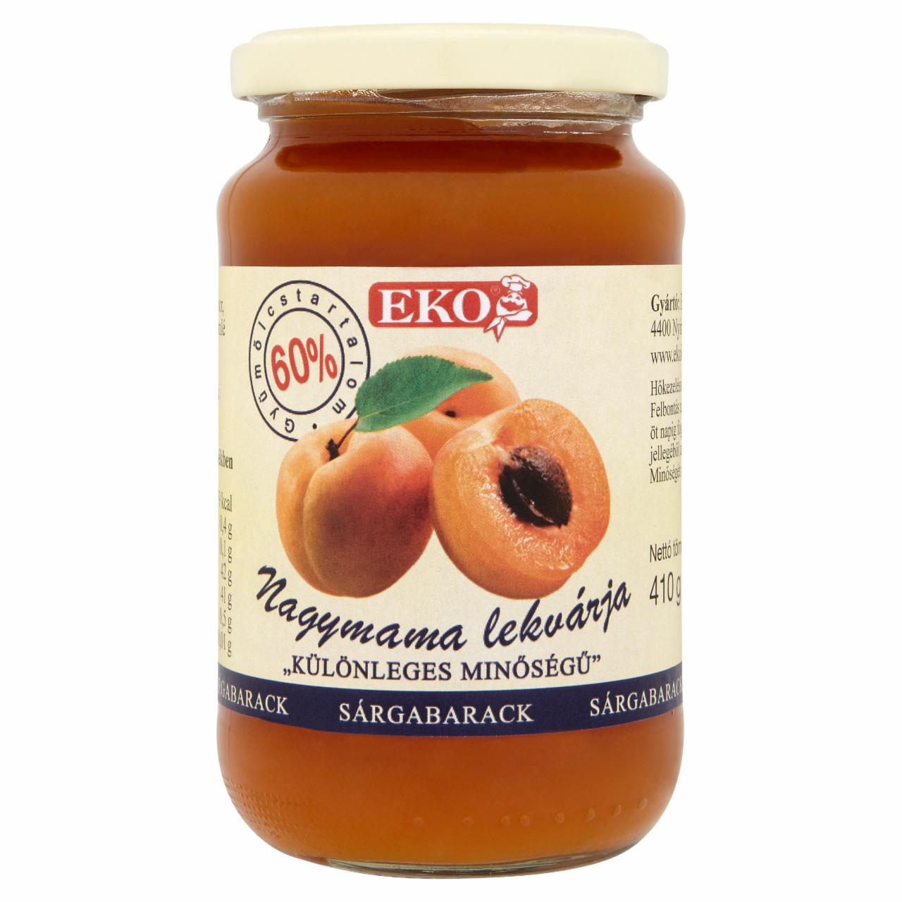 Képek - Eko Nagymama sárgabaracklekvárja 410 g