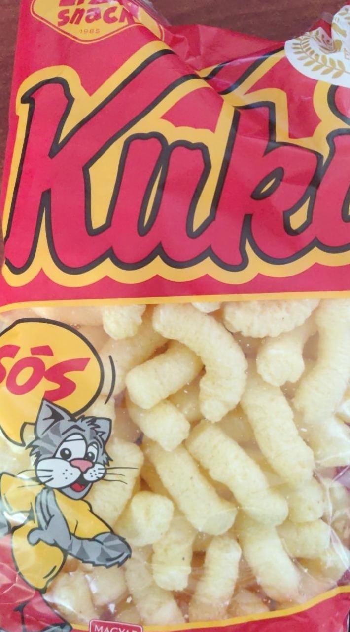 Képek - Liza Snack Kuki gluténmentes sós extrudált kukoricapehely 70 g