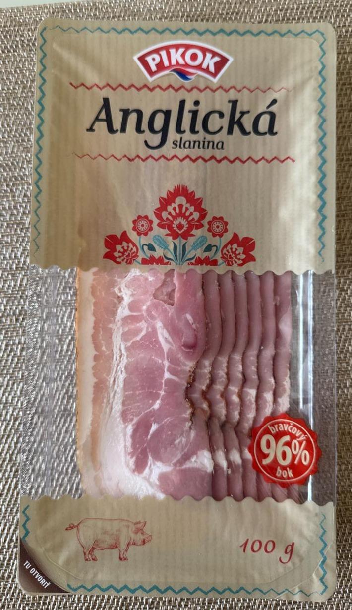Képek - Anglická slanina 96% bravčový bok Pikok