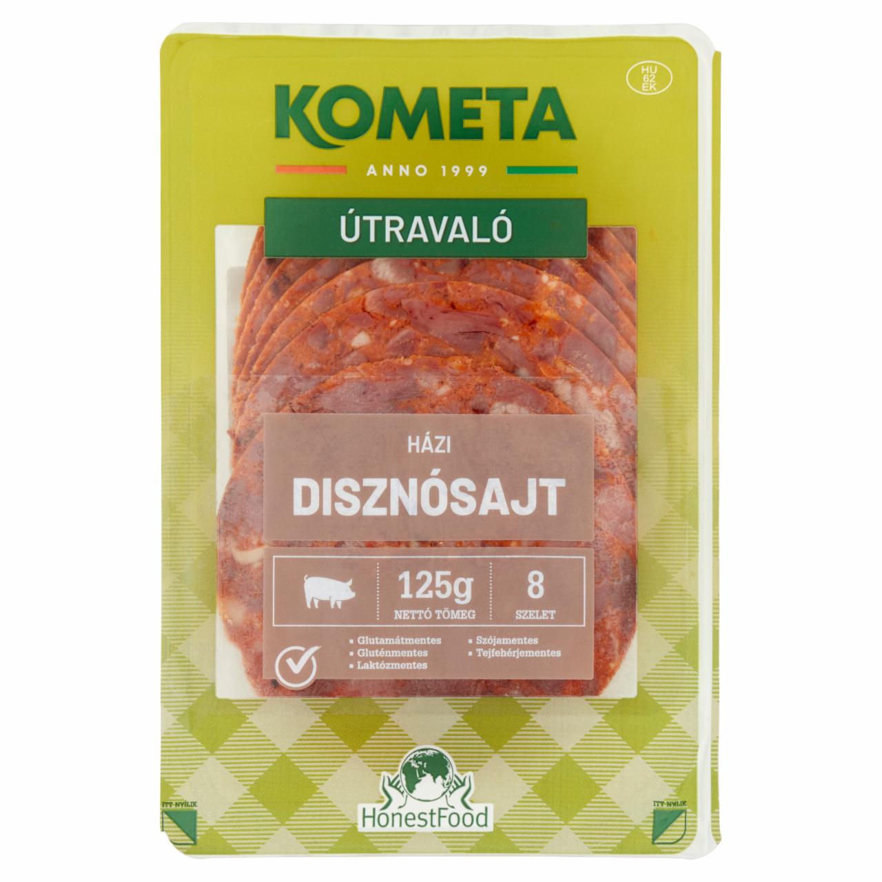 Képek - Kometa Útravaló szeletelt házi disznósajt 8 szelet 125 g