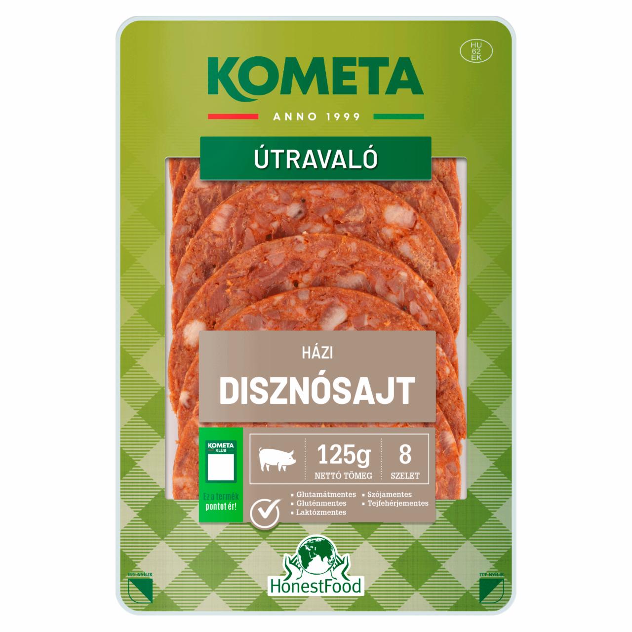 Képek - Kometa Útravaló szeletelt házi disznósajt 8 szelet 125 g