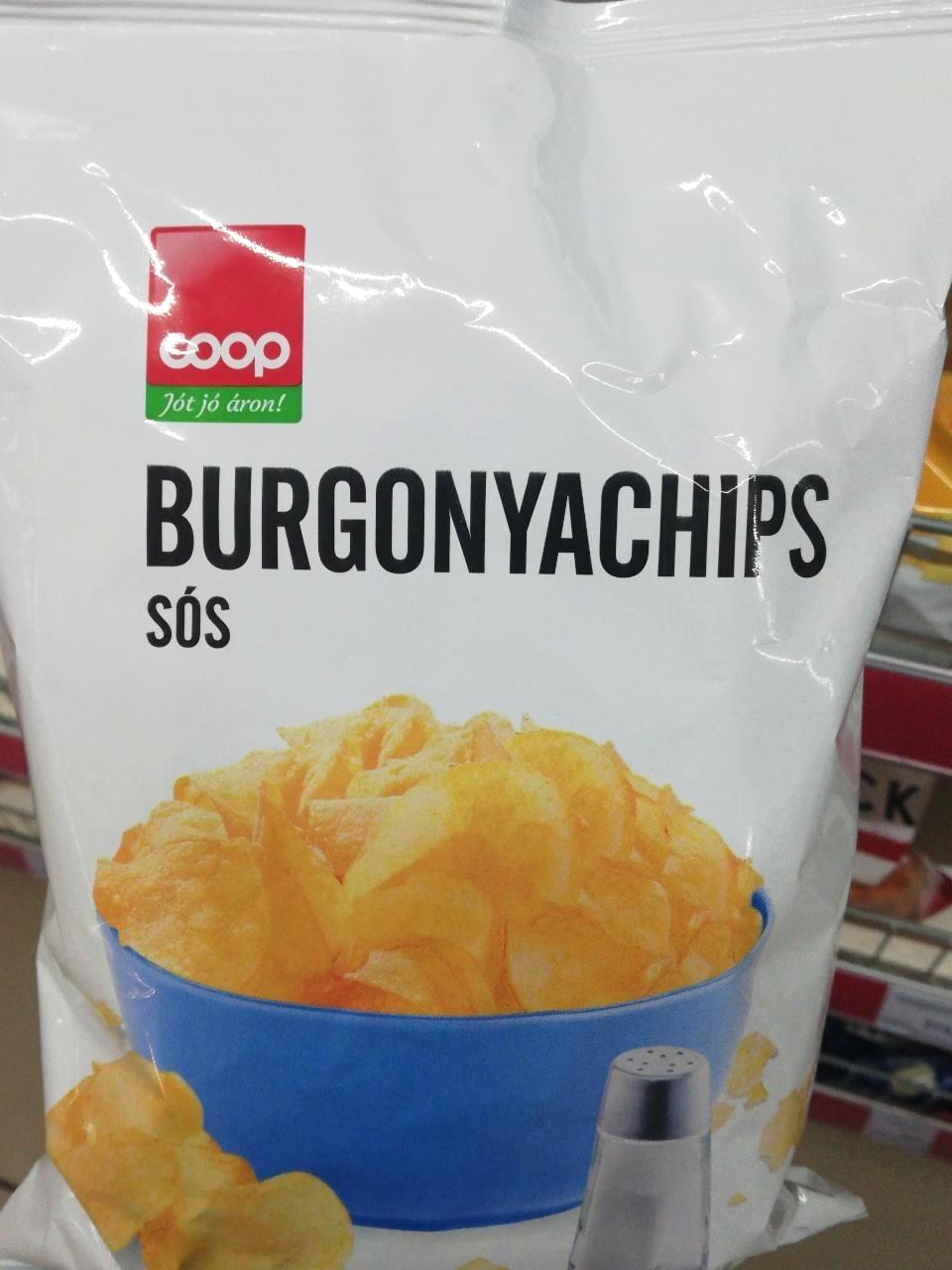 Képek - Sós burgonyachips Coop