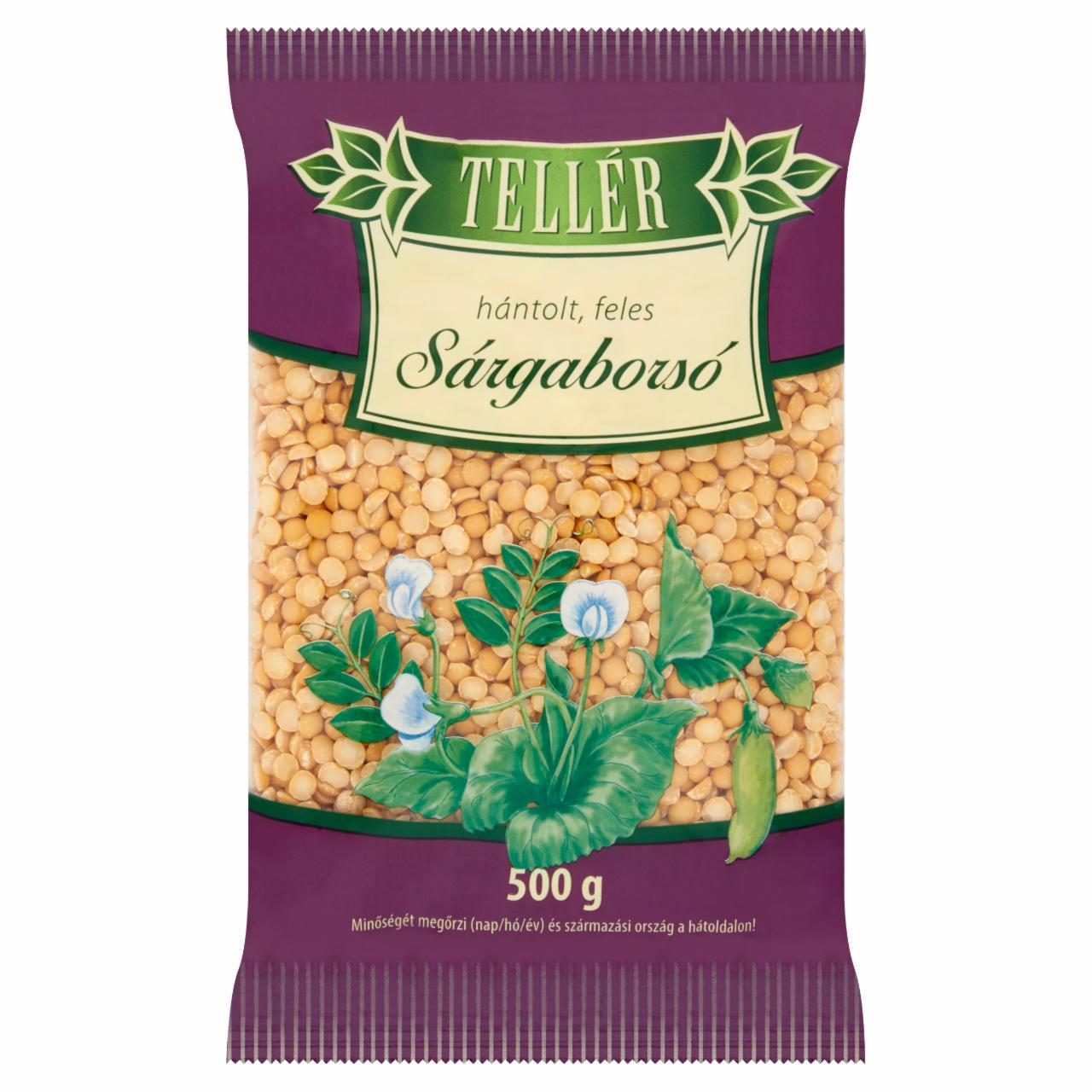 Képek - Tellér hántolt, feles sárgaborsó 500 g