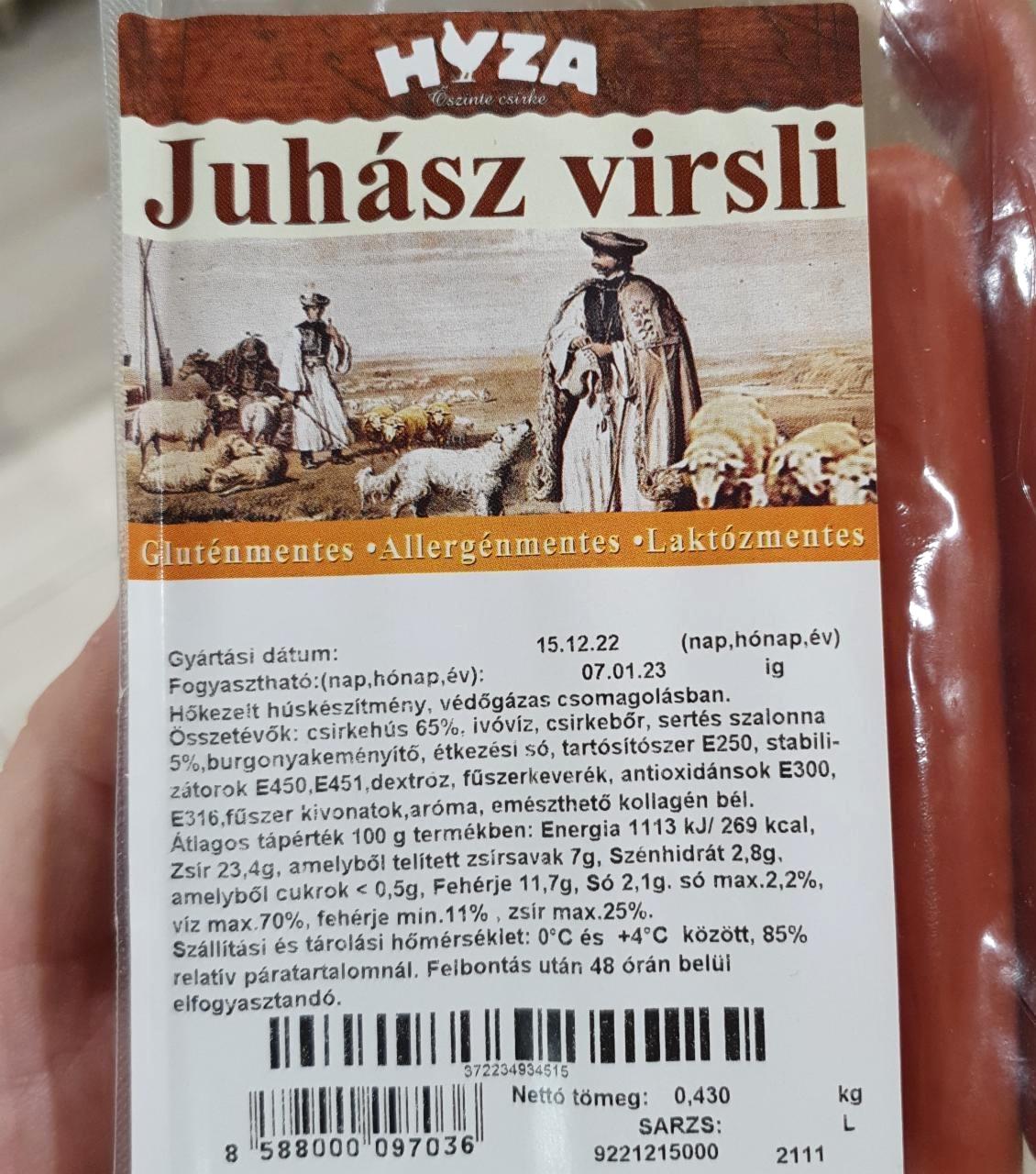 Képek - Juhász virsli Hyza