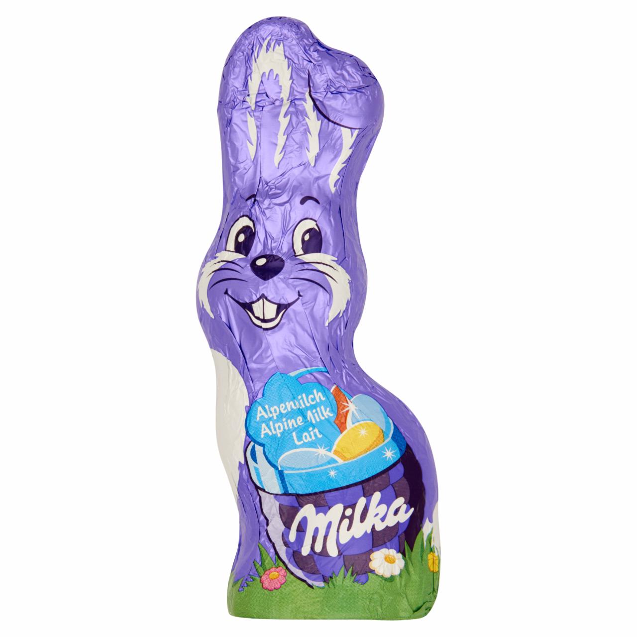 Képek - Milka alpesi tejcsokoládé nyúlfigura 100 g