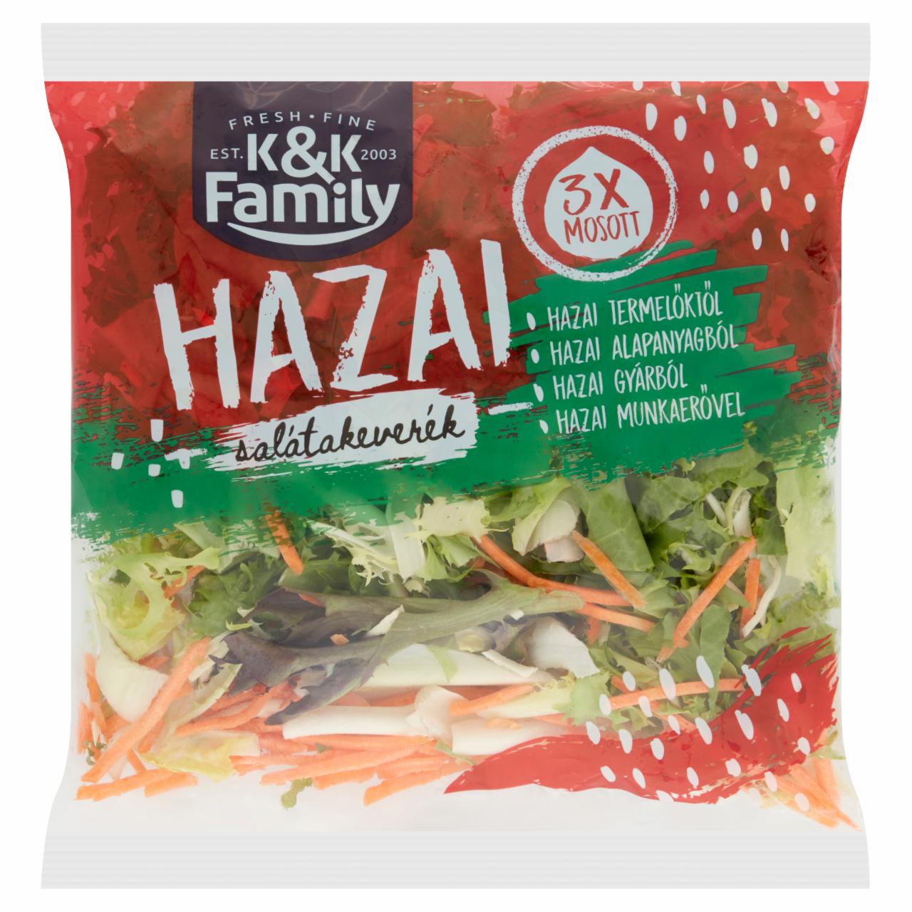Képek - K&K Family Hazai salátakeverék 150 g