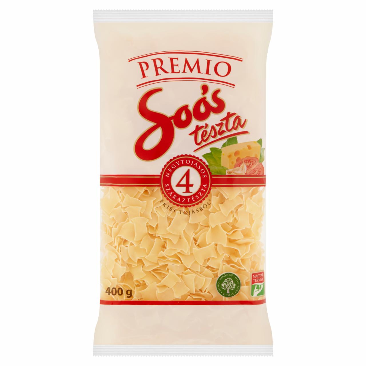 Képek - Soós Premio fodroskocka négytojásos száraztészta 400 g