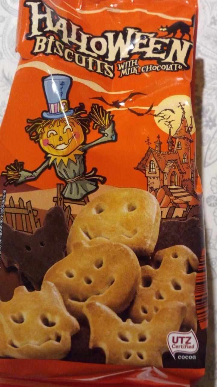 Képek - Halloween biscuits with milk chocolate Lidl