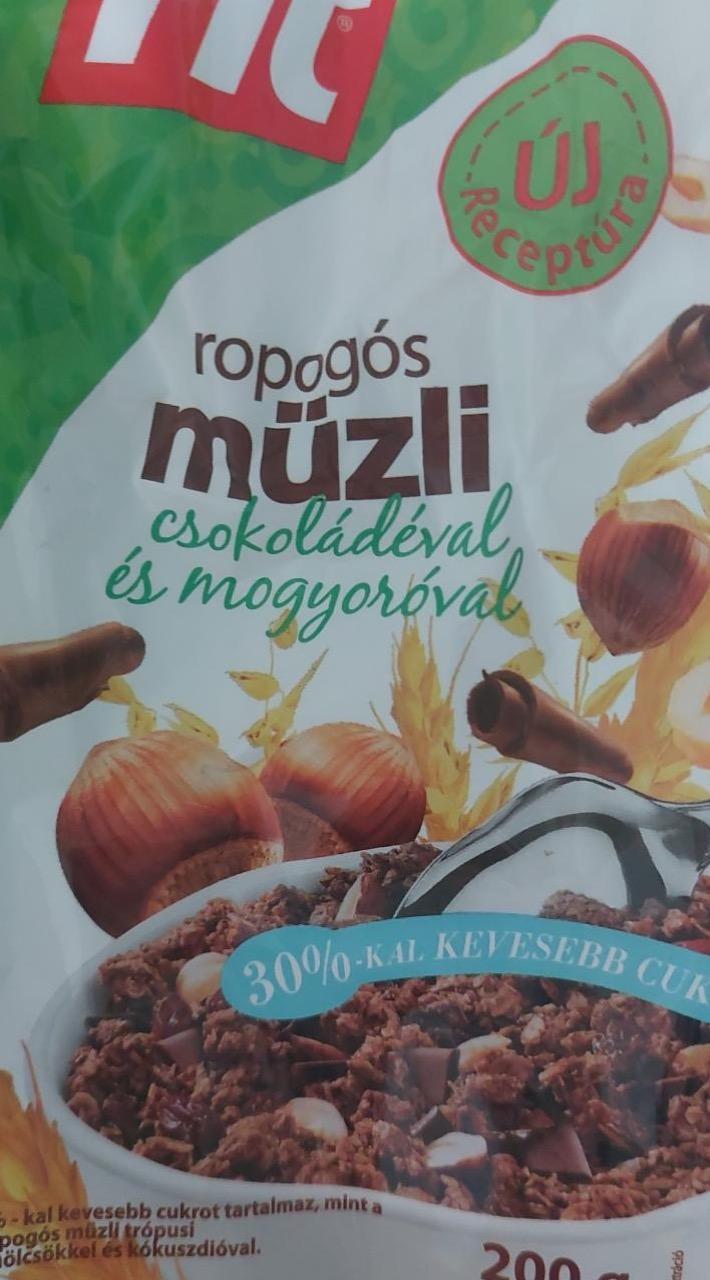 Képek - Ropogós műzli csokoládéval és mogyoróval Fit