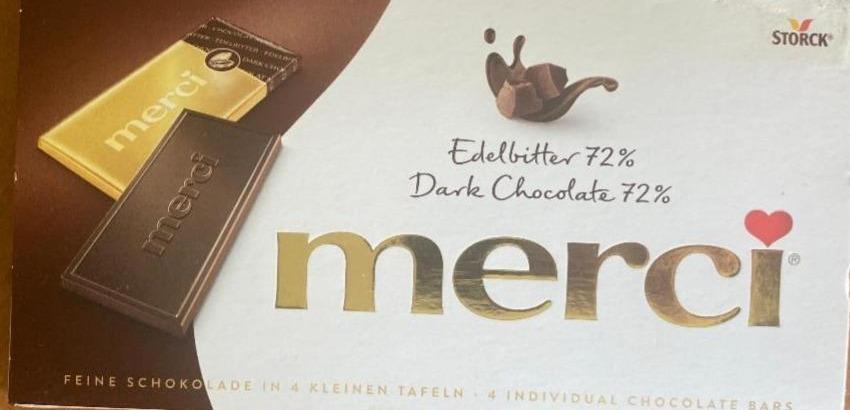 Képek - Dark chocolate 72% Merci