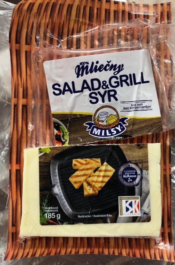 Képek -  grill- és saláta sajt Milsy