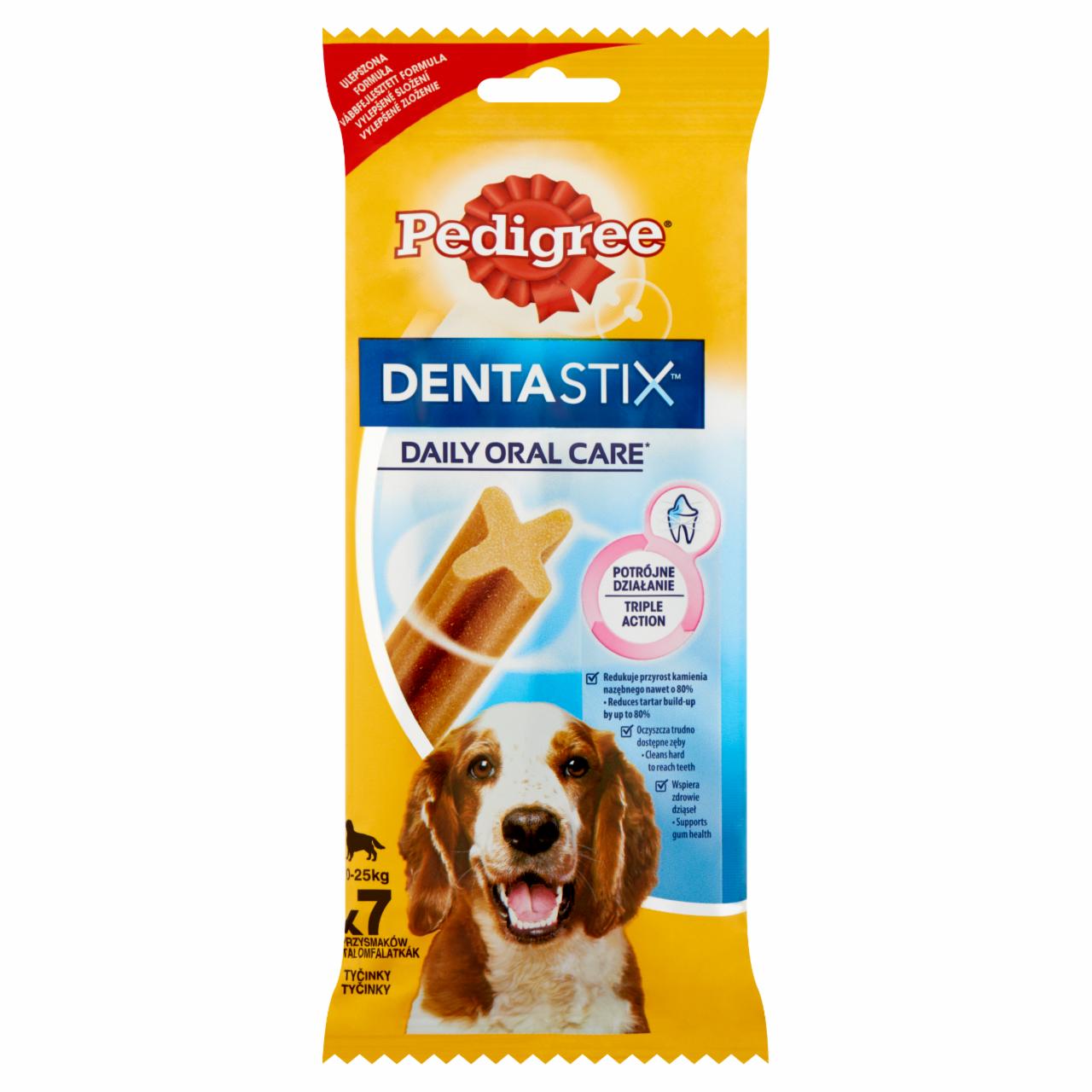 Képek - Pedigree DentaStix jutalomfalat 10-25 kg-os kutyák számára 180 g