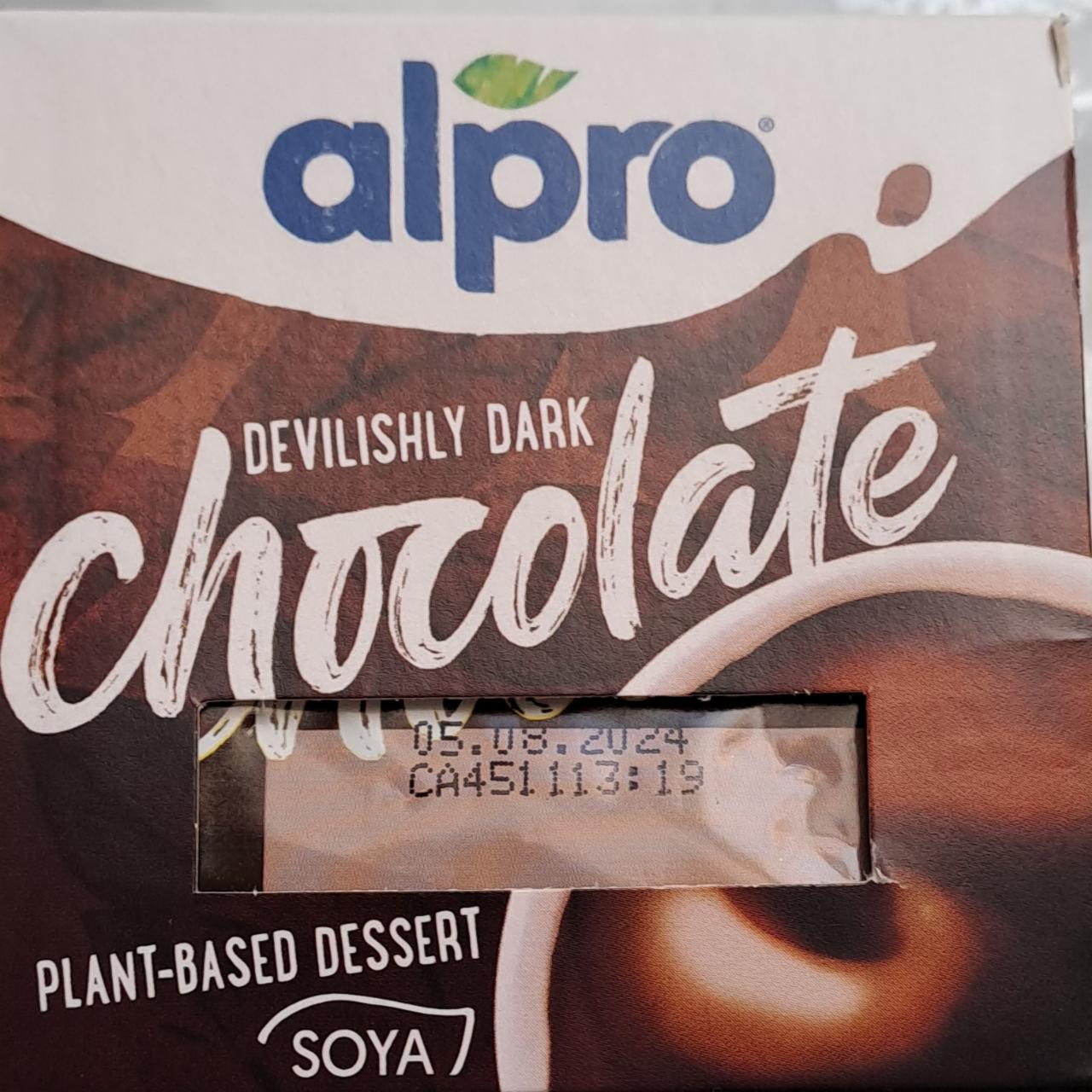 Képek - Csokoládéízű szójadesszert Alpro